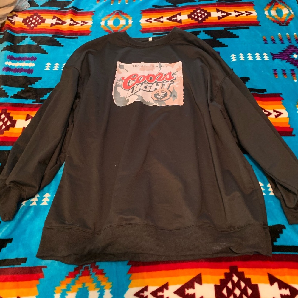Coors Light sweater.